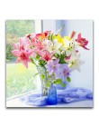 HOMFUN pełne kwadratowe/okrągłe wiertło 5D DIY diamentowe malowanie "kolorowe kwiaty" 3D haft Cross Stitch 5D Home Decor prezent
