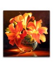 HOMFUN pełne kwadratowe/okrągłe wiertło 5D DIY diamentowe malowanie "kolorowe kwiaty" 3D haft Cross Stitch 5D Home Decor prezent