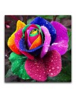 HOMFUN pełne kwadratowe/okrągłe wiertło 5D DIY diamentowe malowanie "kolorowe kwiaty" 3D haft Cross Stitch 5D Home Decor prezent