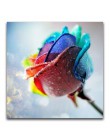 HOMFUN pełne kwadratowe/okrągłe wiertło 5D DIY diamentowe malowanie "kolorowe kwiaty" 3D haft Cross Stitch 5D Home Decor prezent