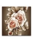 HOMFUN pełne kwadratowe/okrągłe wiertło 5D DIY diamentowe malowanie "kolorowe kwiaty" 3D haft Cross Stitch 5D Home Decor prezent