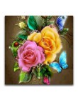 HOMFUN pełne kwadratowe/okrągłe wiertło 5D DIY diamentowe malowanie "kolorowe kwiaty" 3D haft Cross Stitch 5D Home Decor prezent