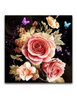 HOMFUN pełne kwadratowe/okrągłe wiertło 5D DIY diamentowe malowanie "kolorowe kwiaty" 3D haft Cross Stitch 5D Home Decor prezent