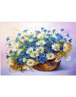 5D DIY w pełni z okrągłych diamentów malowanie wazon na kwiaty diament malarstwo cross stitch diament haft mozaika do dekoracji 