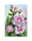 5D DIY w pełni z okrągłych diamentów malowanie wazon na kwiaty diament malarstwo cross stitch diament haft mozaika do dekoracji 