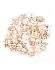 Home Decoration wiszące ornament akcesoria malowanie scrapbooking, rzemiosło drewniane DIY zwierząt kształt Handmade 25-30mm 20 