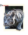 Huacan 5d diy diamentowe malowanie tygrys diamentowe mozaiki zdjęcia zwierząt Rhinestone diamentowe hafty pełne wiertło kwadrato