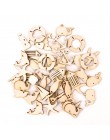Home Decoration wiszące ornament akcesoria malowanie scrapbooking, rzemiosło drewniane DIY zwierząt kształt Handmade 25-30mm 20 
