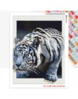 Huacan 5d diy diamentowe malowanie tygrys diamentowe mozaiki zdjęcia zwierząt Rhinestone diamentowe hafty pełne wiertło kwadrato