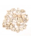 Home Decoration wiszące ornament akcesoria malowanie scrapbooking, rzemiosło drewniane DIY zwierząt kształt Handmade 25-30mm 20 