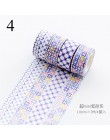 4 sztuk/partia taśmy Washi geometria śliczne Stripe klej dekoracyjny taśmy maskujące do dekoracji pamiętnik pamiętnik DIY taśmy 