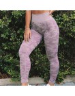 Spodnie do fitnessu NADANBAO damskie legginsy kamuflaż damskie legginsy treningowe wysokiej talii elastyczne Gym Sporting Leggin