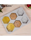 SILIKOLOVE formy silikonowe pszczoła mydło Mold 6 wnęka łatwe do demontażu mydło wyrabiane ręcznie Craft dla majsterkowiczów do 