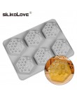 SILIKOLOVE formy silikonowe pszczoła mydło Mold 6 wnęka łatwe do demontażu mydło wyrabiane ręcznie Craft dla majsterkowiczów do 