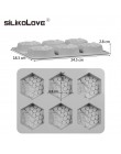 SILIKOLOVE formy silikonowe pszczoła mydło Mold 6 wnęka łatwe do demontażu mydło wyrabiane ręcznie Craft dla majsterkowiczów do 