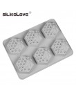 SILIKOLOVE formy silikonowe pszczoła mydło Mold 6 wnęka łatwe do demontażu mydło wyrabiane ręcznie Craft dla majsterkowiczów do 
