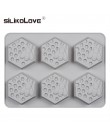 SILIKOLOVE formy silikonowe pszczoła mydło Mold 6 wnęka łatwe do demontażu mydło wyrabiane ręcznie Craft dla majsterkowiczów do 