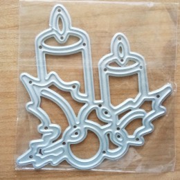 SDR matryce do cięcia metalu świąteczne świece do pieczenia szablony do DIY wytłaczanie scrapbooking papier do albumów ręcznie r