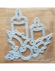 SDR matryce do cięcia metalu świąteczne świece do pieczenia szablony do DIY wytłaczanie scrapbooking papier do albumów ręcznie r