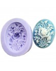 Piwonia kształt kwiatu formy silikonowe do mydła forma DIY ciasto kremówki foremki na ciastka Handmade Sugarcraft cukierki forem