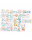 20 sztuk piękne dziecko malowane drewno Craft Scrapbooking dla domu DIY Party festiwal dekoracji drewniane ozdoby M1871