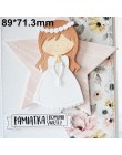 Angelical modląc się chłopiec i dziewczyna Metal wykrojniki modląc chłopiec i dziewczyna Die Cut na tworzenie kartek DIY dekorac