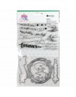 CRZCrafter wyczyść pieczęć i metalowy zestaw wykrojników Scrapbooking Cardmaking Journal stempel i wykrojniki