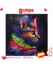 HUACAN pełna wiertła plac diament malarstwo Cross Stitch kot 5d diament mozaika diament haft zwierząt obraz ze strasu