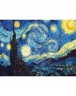 Home Decoration DIY 5D diament haft Van Gogh gwiaździstej nocy krzyż zestaw do szycia streszczenie obraz olejny żywica Hobby Cra