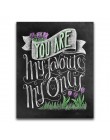 HOMFUN pełna plac/okrągłe wiertło 5D DIY diament malarstwo "czarna płyta słowo" 3D haft Cross Stitch 5D Home Decor prezent