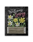 HOMFUN pełna plac/okrągłe wiertło 5D DIY diament malarstwo "czarna płyta słowo" 3D haft Cross Stitch 5D Home Decor prezent