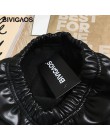 BIVIGAOS damskie zimowe ciepłe grube aksamitne Faux skórzane legginsy gotyckie legginsy Punk Rock Slim smukłe spodnie ołówkowe d