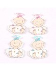 20 sztuk piękne dziecko malowane drewno Craft Scrapbooking dla domu DIY Party festiwal dekoracji drewniane ozdoby M1871
