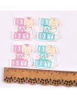 20 sztuk piękne dziecko malowane drewno Craft Scrapbooking dla domu DIY Party festiwal dekoracji drewniane ozdoby M1871