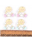 20 sztuk piękne dziecko malowane drewno Craft Scrapbooking dla domu DIY Party festiwal dekoracji drewniane ozdoby M1871