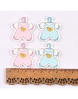 20 sztuk piękne dziecko malowane drewno Craft Scrapbooking dla domu DIY Party festiwal dekoracji drewniane ozdoby M1871