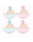 20 sztuk piękne dziecko malowane drewno Craft Scrapbooking dla domu DIY Party festiwal dekoracji drewniane ozdoby M1871